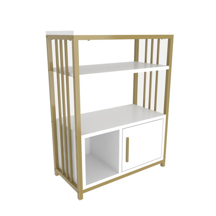 Hanah Home Estantería Blanco y Dorado Hanah Home Estantería Blanco y Dorado
